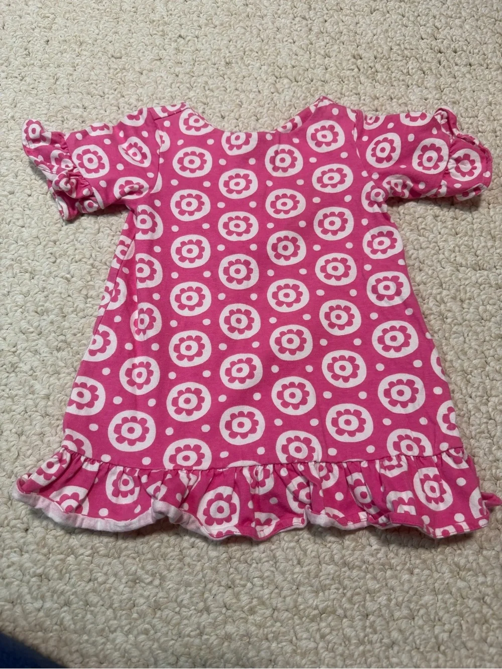 Baby GAP Pink and White Floral Circle Baby Dress 18/24m